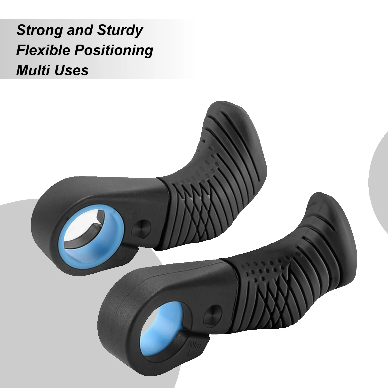 

Bicycle Handlebar Grips Non-slip Bike Grips Ergonomic Rest Accessories Thumb For Road Mountain Long-Ride Dirtbike Motorcycle