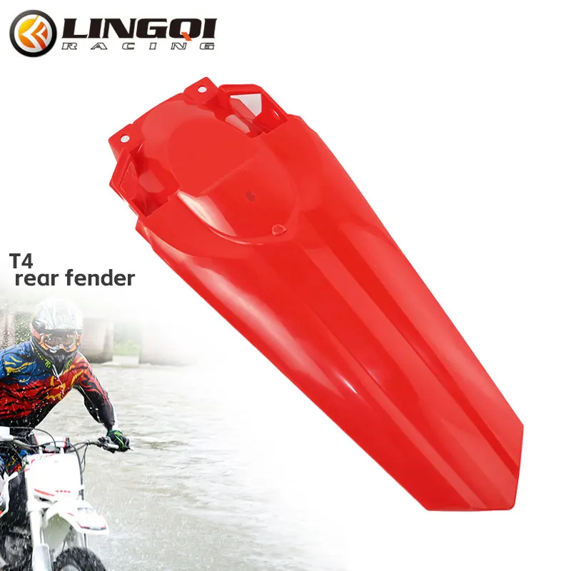 Black Plastic KAYO T4 Rear Wheel Fender Cover Splash Guard Mudguard Protector Universal For Electric Motorcycle Accessories ATV - view 4