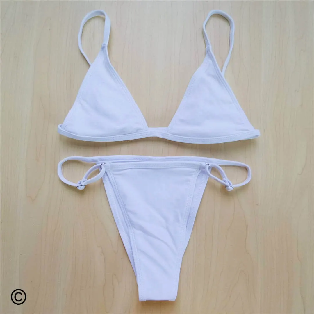 Extreme String Bikini mit verstellbarem Riemen, brasilianischer Bikini, Damen-Badeanzug, zweiteiliger Bikini-Set, Badebekleidung, Badeanzug V516 – Detail 16