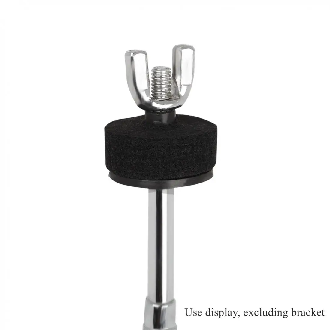 10pcs / 20pcs Plastic Drum Felt Cymbal Stand Sleeves, Black Sleeve Set for drum set and good performance