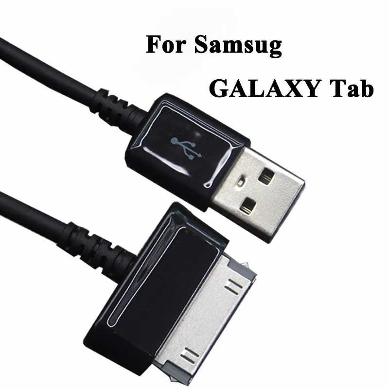 Cable de datos USB de 1m/2m, cargador para samsung galaxy tab 2 3, tableta 10,1, P3100 / P3110 / P5100 / P5110/N8000/P1000