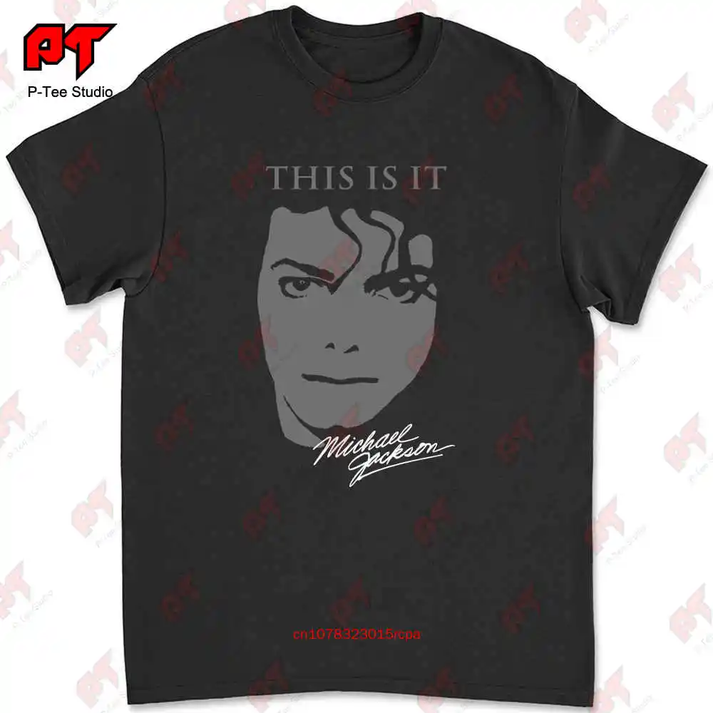 Vintage Mens Large This Is It Michael Jackson Documentary Promo T Shirt TOFF