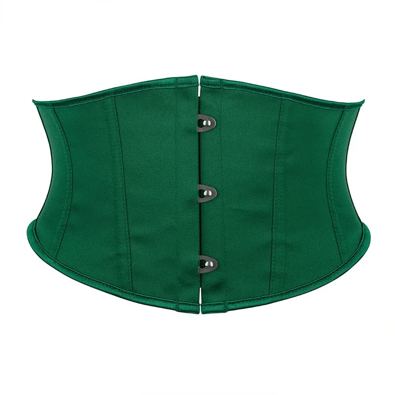 corset-feminino-preto-de-cetim-com-amarracao-nas-costas-modelador-de-cintura