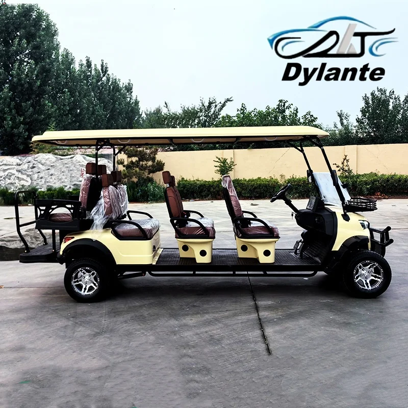 Affordable Custom Golf Cart, 150W Solar Panel Powered Off Road Golf Cart, Lithium Battery (72V120AH), Electric Golf Cart