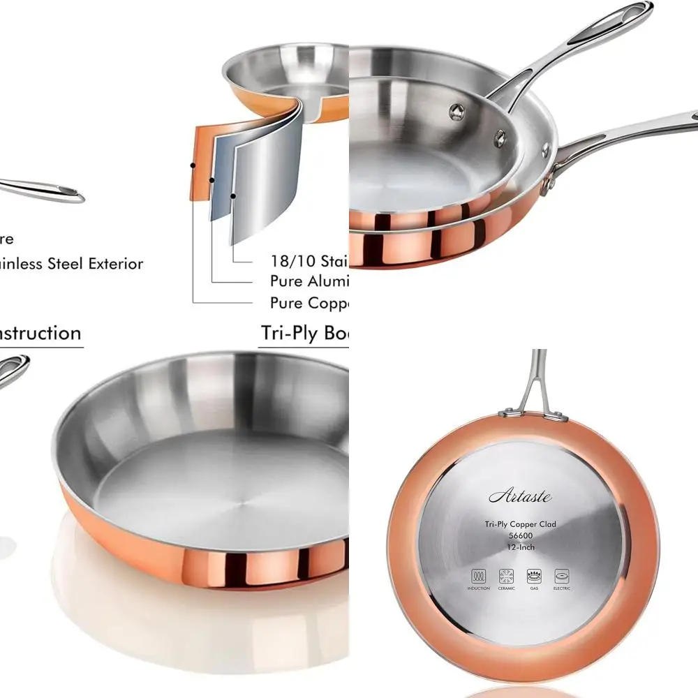 

Copper-Infused 2-Piece Nonstick Frying Pan Set