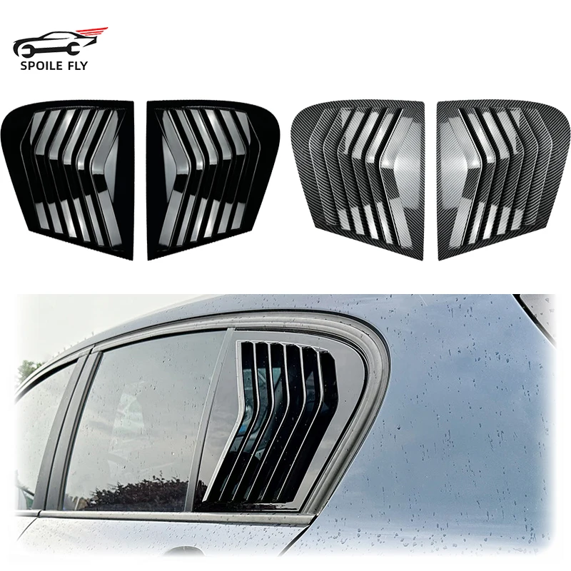 

2 Pcs 2011 To 2021 For BMW 1 Series F20 F21 118i 120i 125i M135i Hatchback Rear Side Window Shutter Trim Shade Cover By ABS