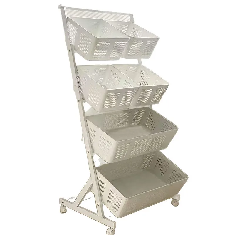 

trolley kitchen multi layer household snack storage rack vegetable basket large capacity mobile basket