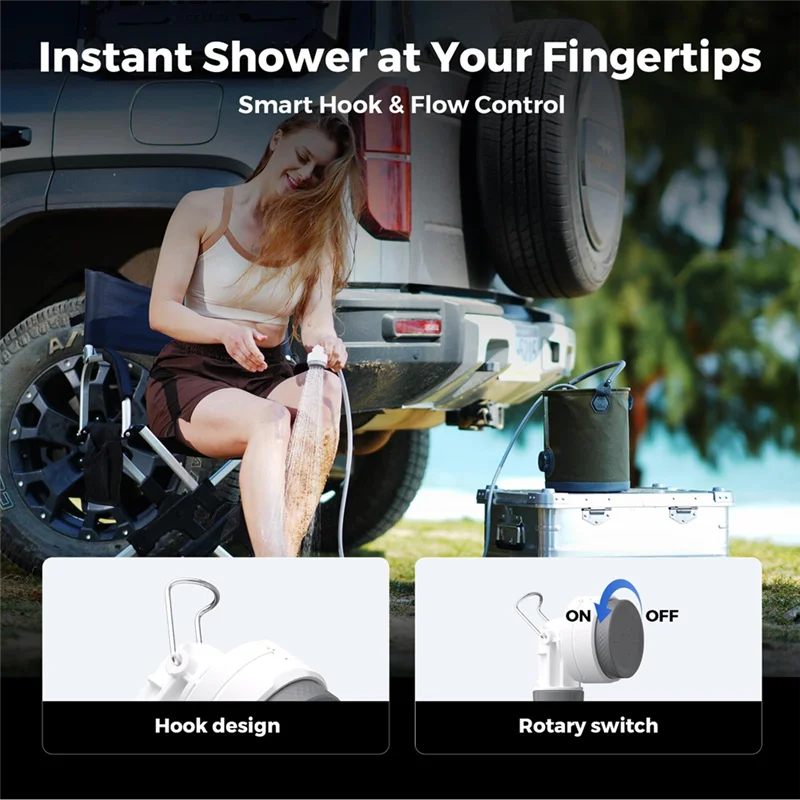 

Portable Electric Shower For Outdoor Adventures And Home Cleaning For Outdoor Adventures And Home Cleaning