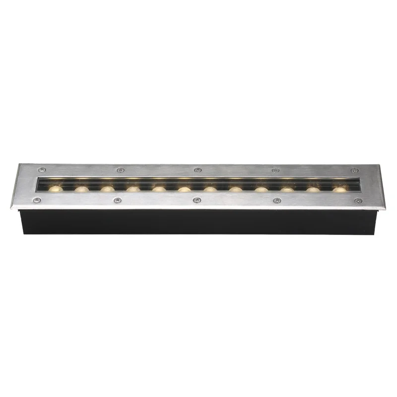 Long Strip Underground Light Recessed Wall Washer Lighting Outdoor Waterproof  Step Square Aisle Floorlight 6w 9w 12w 18w 12v