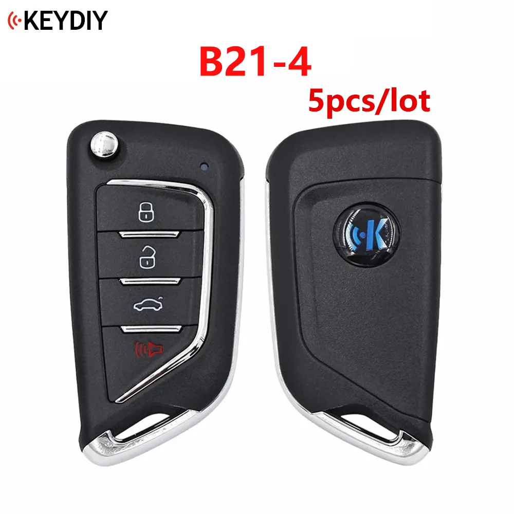 

5 шт. B21 B21-4 KEYDIY B Series Универсальный для KD900/URG200 Mini KD KD-X2 KD MAX 4-кнопочный пульт дистанционного управления KD Дистанционный ключ от автомобиля