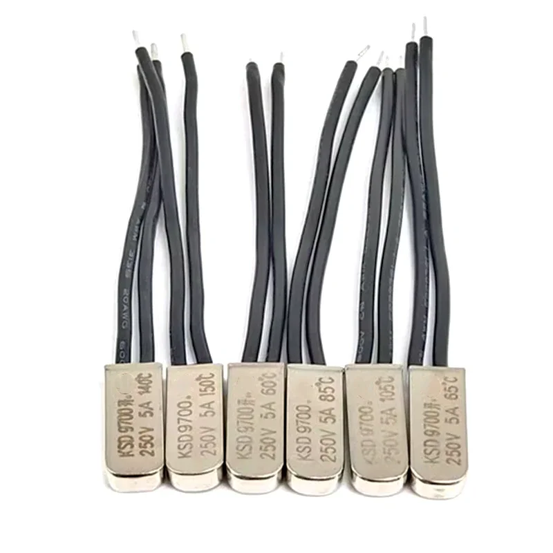 5PCS Original new KSD9700 Normally closed 5A 250V 40C 70C90C40to150DegreeCelsiusThermostatThermalProtectorfusesTemperatureSwitch