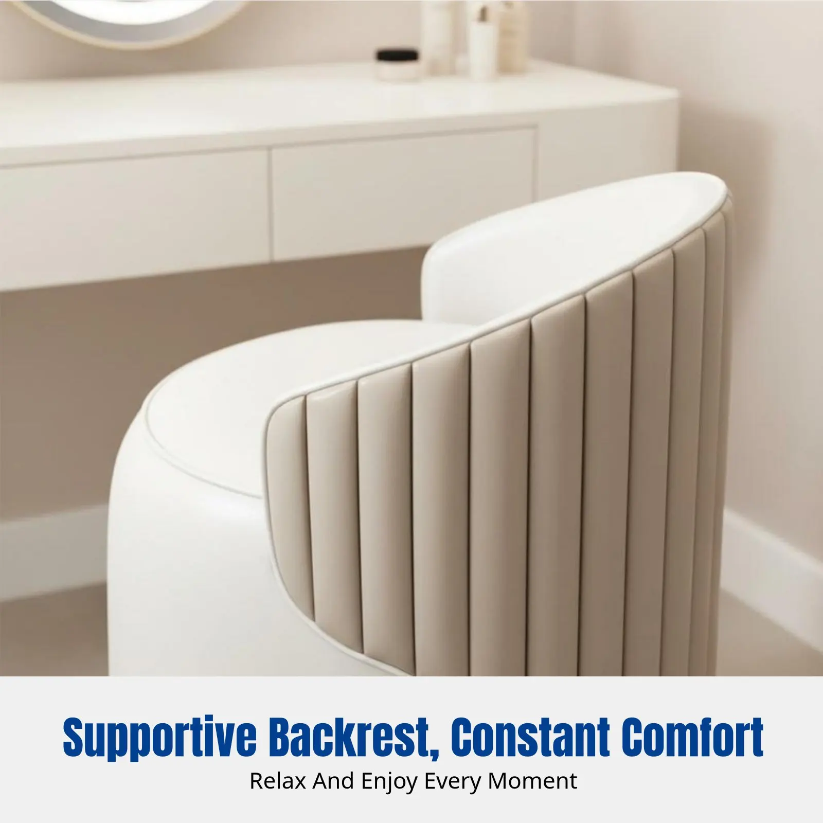 rotatable-vanity-stool-elegant-makeup-chair-with-backrest-soft-padding-modern-bedroom-dressing-seat