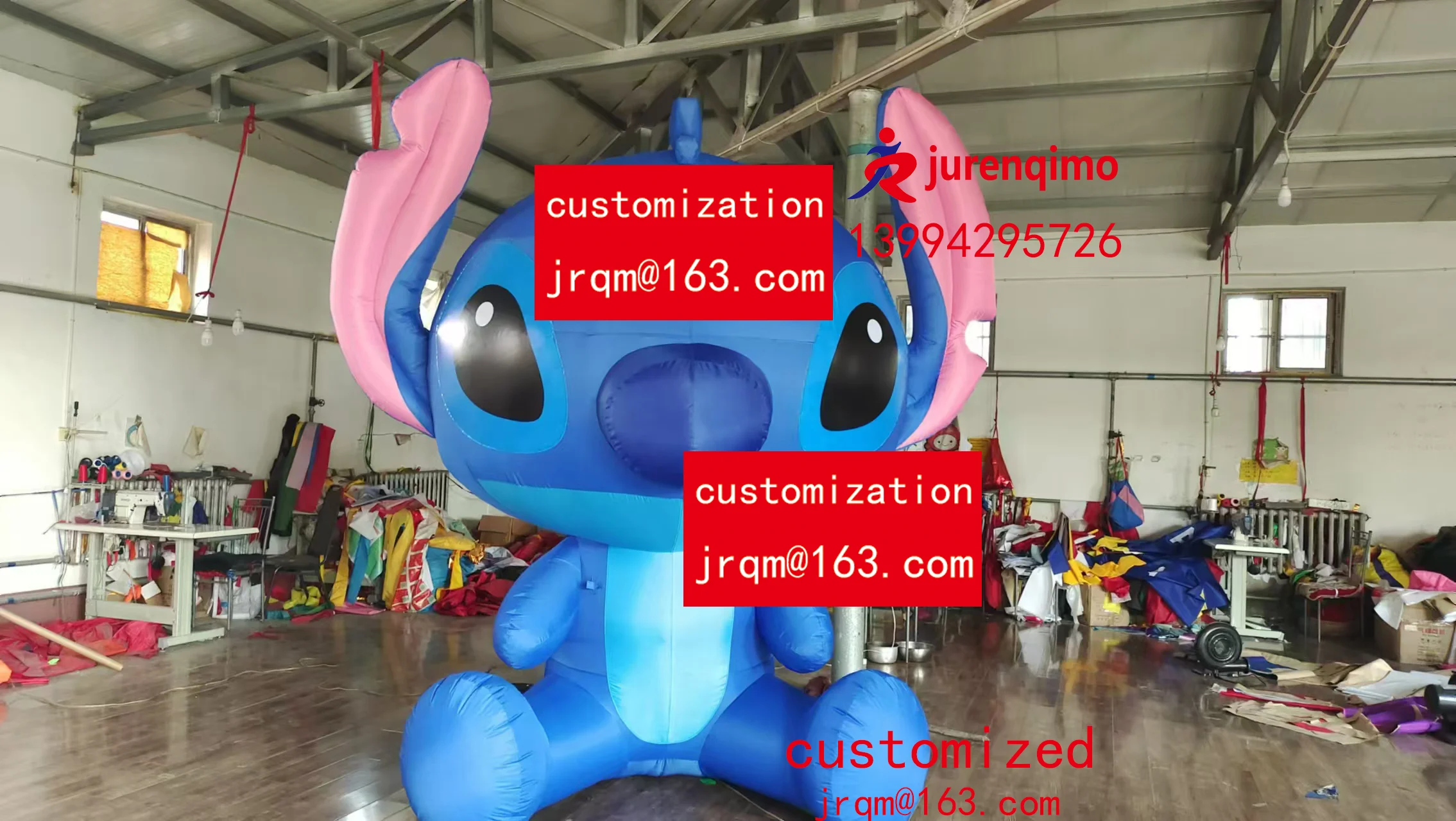 Wumei Chen-juguete inflable personalizado por los fabricantes, decoración publicitaria