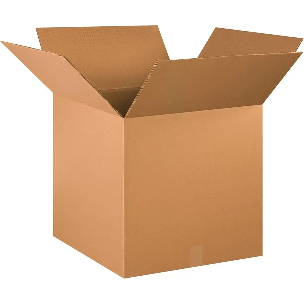 

20L x 20W x 20H Heavy-Duty Corrugated Cardboard Boxes, 10-Pack for Moving, Storage, and Packing