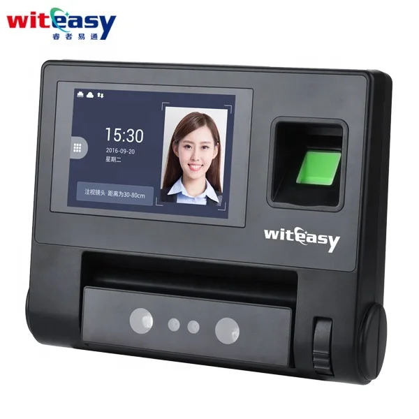 Wholesale Contactless Palm face fingerprint recognition employee time attendance machine with  free SDK software