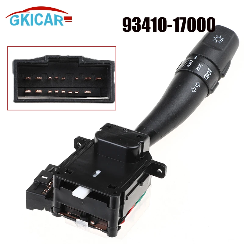 93410-17000 16 Pins Headlight Switch 9341017000 Turn Signal Switch 93410-2D000 For Hyundai Elantra Saloon Matrix 1.6 1.8