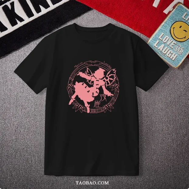 

Японское аниме Touhou Project Mystia Lorelei футболка с короткими рукавами летние косплей студенческие свободные топы XT