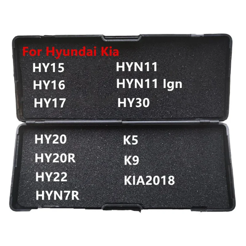 

Lishi 2 in 1 Tool HY15 HY16 HY17 HY20 HY20R HY22 HYN7R HYN11 HY30 K5 K9 Kia2018 for Hyundai Kia locksmith tool