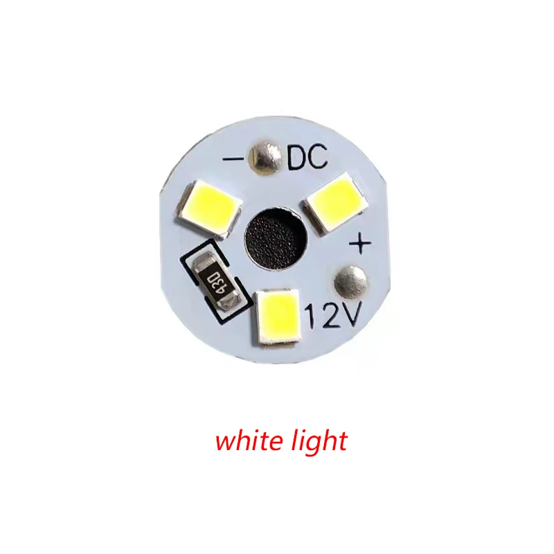 1pc 1W DC12V LED light board 16MM With 5730 lamp beads White Warm light .