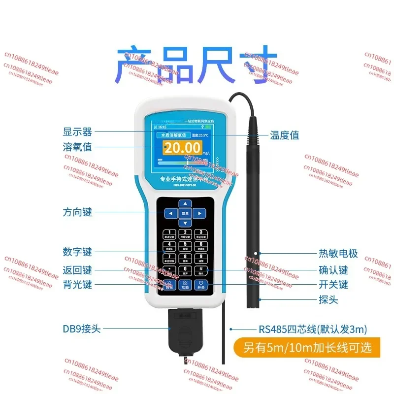 Water Dissolved Oxygen Analyzer Do Sensor Optical Water Meter Dissolved Oxygen Controller Water Quality Monitoring System