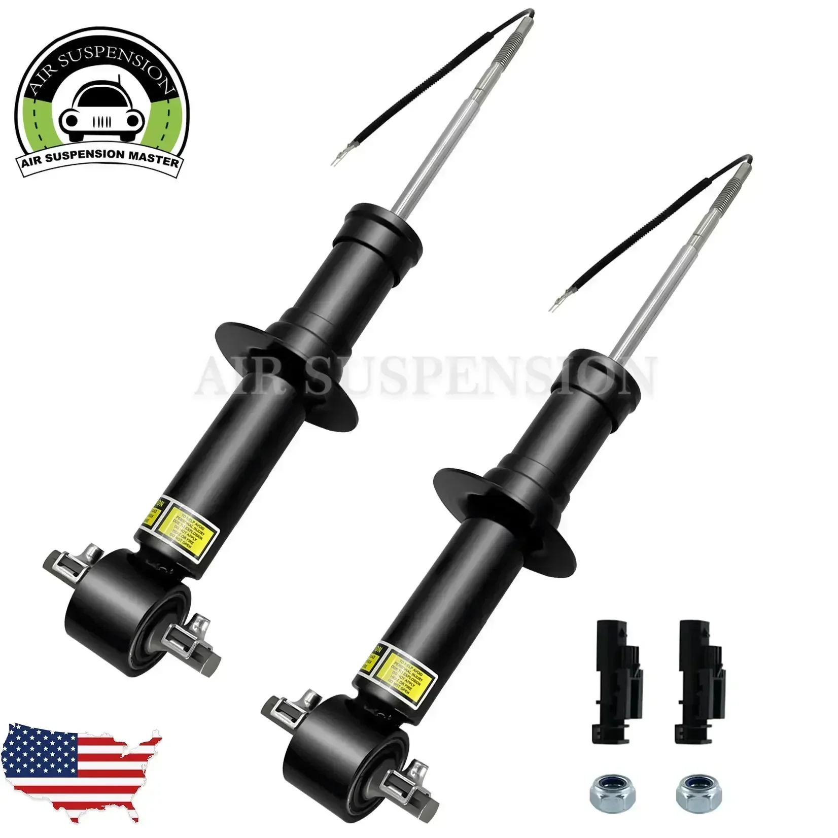 84061228 Two Pcs Magnetic Front Air Shock Absorber Struts For GMC Yukon XL Cadillac Escalade Chevrolet Suburban &Tahoe 23312167