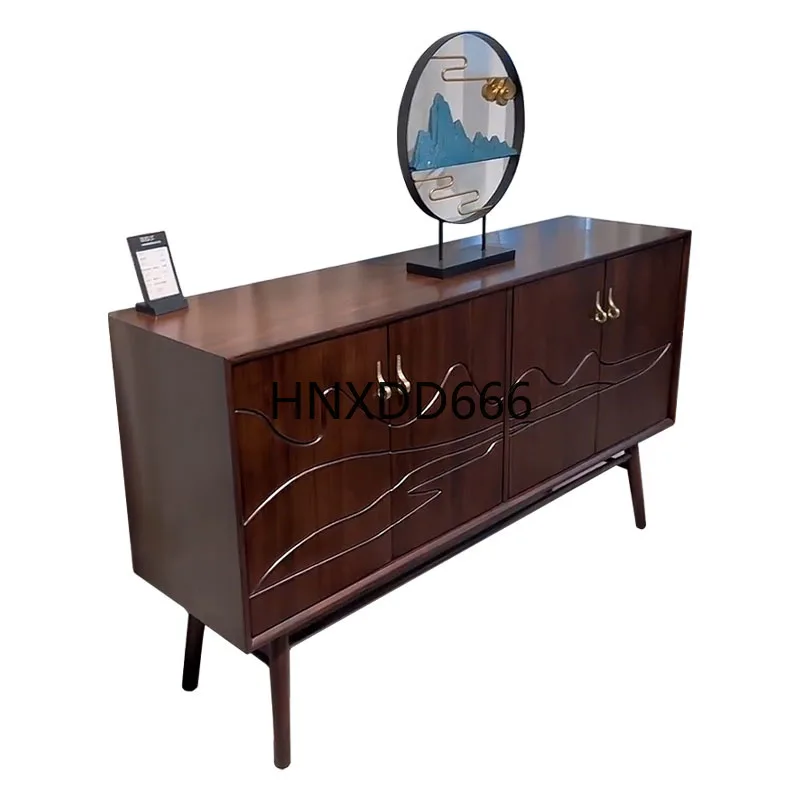 

New Chinese Ebony Side Cabinet