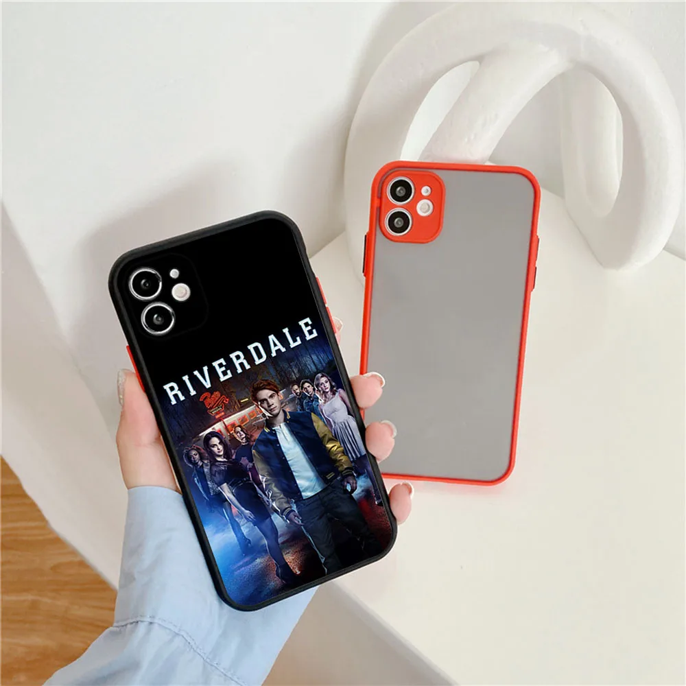 Cases For iPhone 16 15 14 7 8 Plus 13 12 11 Pro Max XS X 13Mini XR SE Riverdale Serpents Frosted Translucent Fundas Phone Case