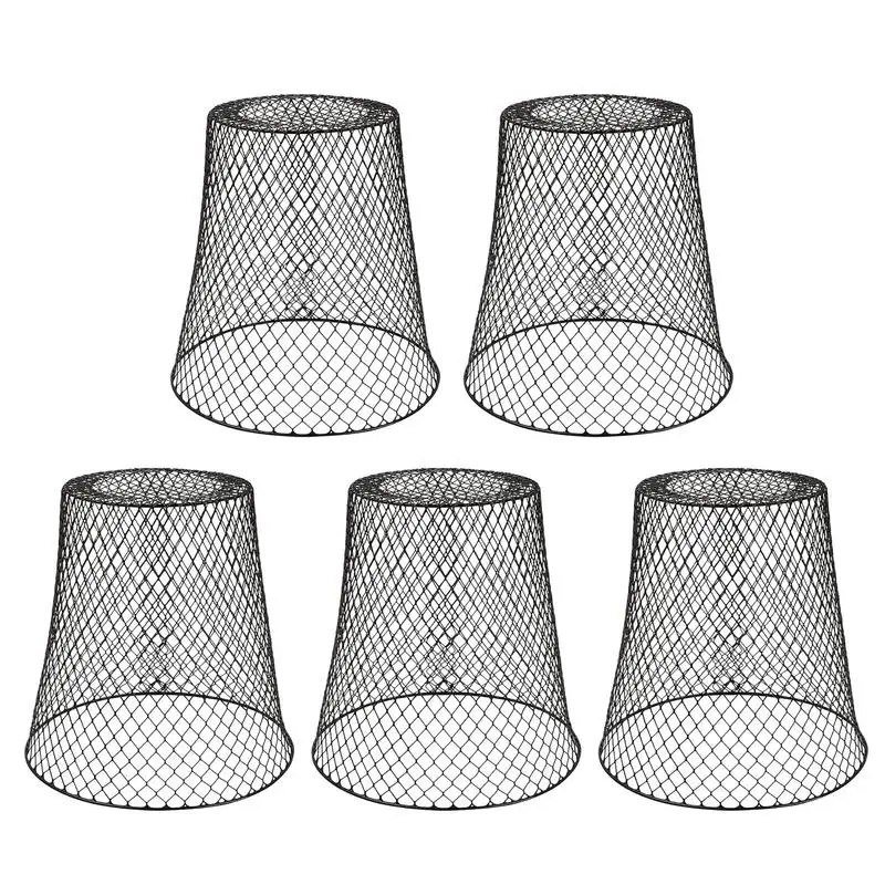 

Chicken Wire Cloche Plant Cover 5pcs Sturdy Garden Plant Protector Plant Protection Cage defensing Squirrels Metal Protector