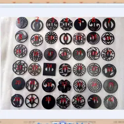 Japanese Iron Guard Tsuba For Samurai Katana Sword Knife Guard Wakizashi HandMade DIY Fittings