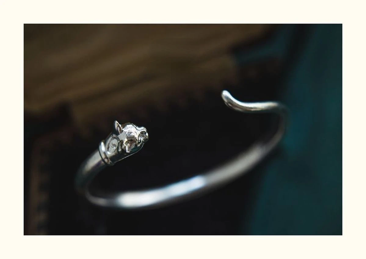 Vintage Fashion Personality Silver Egyptian Cat Earrings Earrings Unisex Hip Hop Punk Short Earrings Banquet Jewelry Accessories