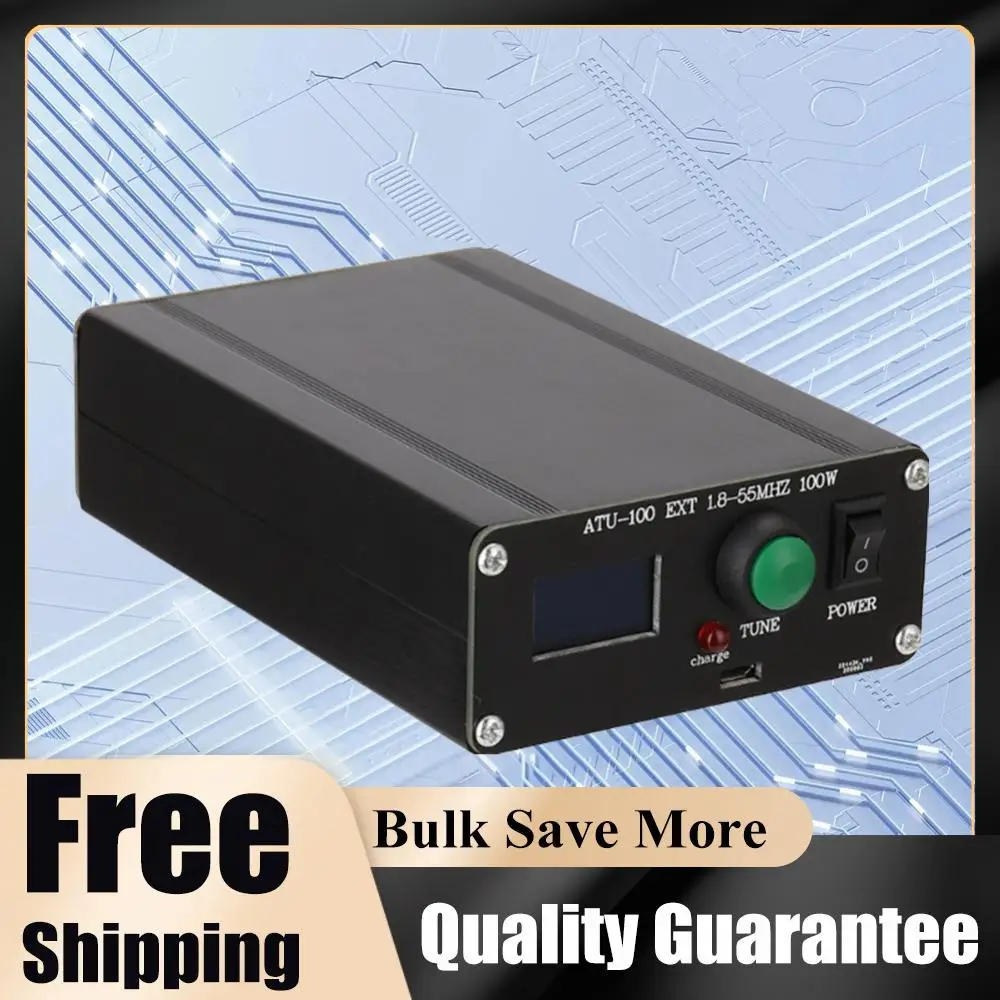 mini-tuner-d'antenne-automatique-18-50-mhz-avec-ecran-oled-de-091-pouce-par-n7ddc-firmware-7x7-32-programme-boitier-assemble