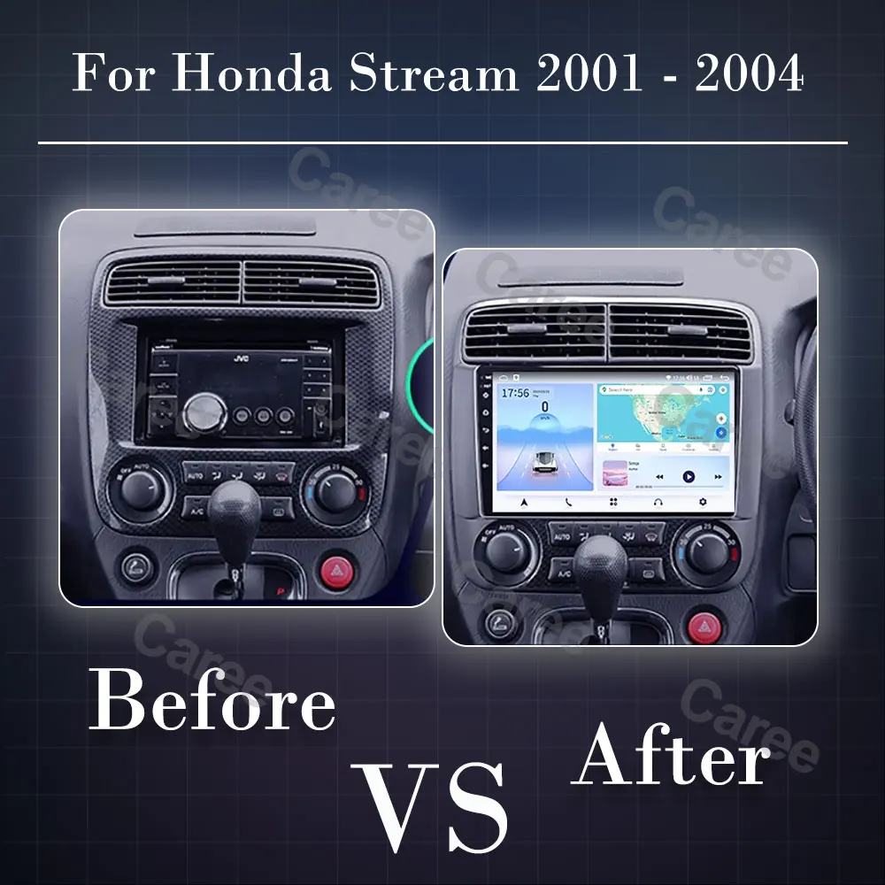 

Android 15 Car Radio For Honda Stream 2001 - 2004 Navigation GPS Head Unit Stereo 5G WIFI Multimedia Wireless Carplay Auto Video