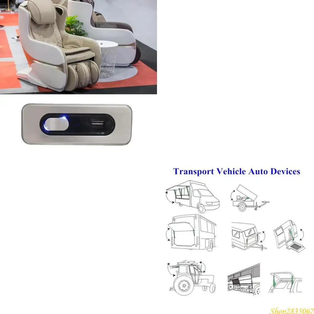 

Handheld Adjustment Switches Electric Recliner Sofa Control 5V 5 Pin Connectors 831F