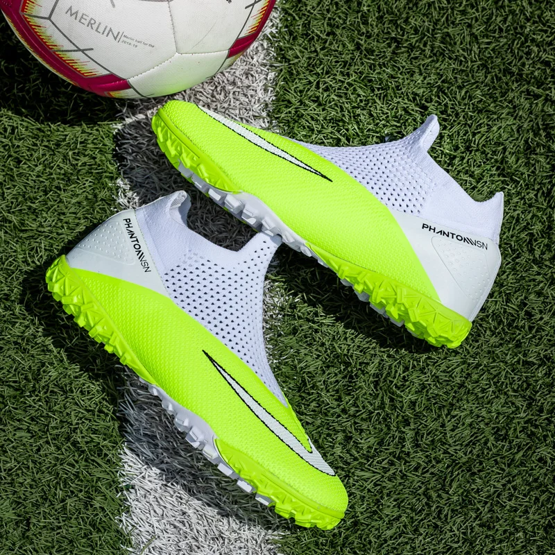 

2025 Football Shoes New Men Match Sneakers Football Boots Cleats Mid-top Soccer Shoes High-quality Hot-selling Non-Slip FG/TF Fu