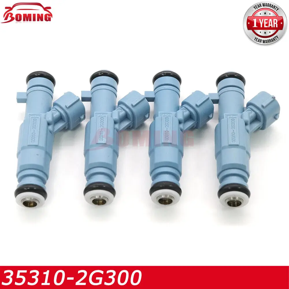 4PCS 35310-2G300 New Car Fuel Injector For HYUNDAI SANTA FE SONATA TUCSON KIA FORTE OPTIMA RONDO SORENTO SPORTAGE 353102G300