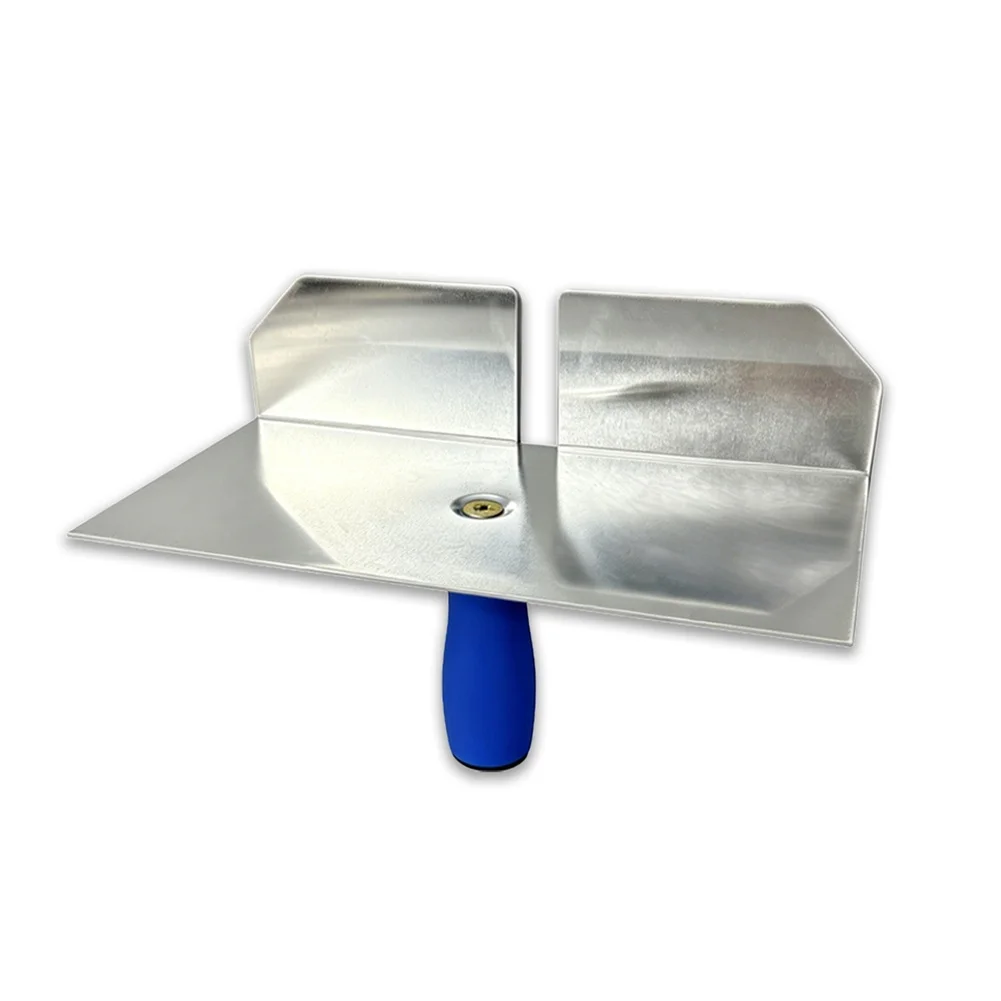 Aluminum Trowel With Plastic Handle For Wall Grouting And Plastering Repair Tool Blue Black