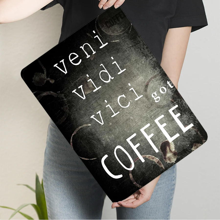 빈티지 커피 얼룩 금속 벽 장식 베니 비디 비치 커피 테마 틴 페인팅 홈 카페 장식용 걸이 장식품