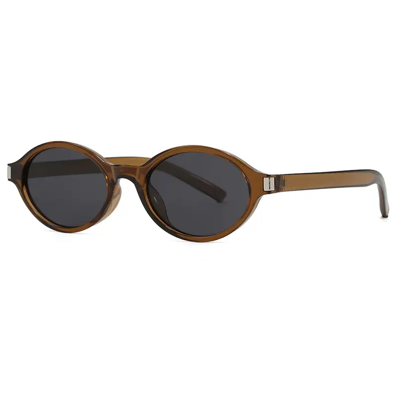JNPCXI New Fashion Small Oval Sunglasses Women Shades UV400 Retro Punk Men Red Sun Glasses - Image 9