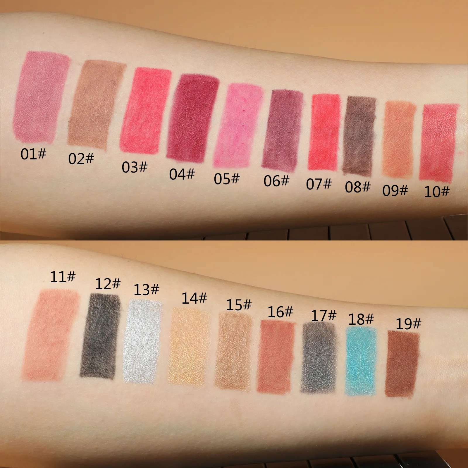 ขายส่งฉลากส่วนตัว Lipliner ดินสอ Vender ยาวนานสีน้ำตาลโลโก้ที่กำหนดเอง Lip Liner กันน้ำ Matte Eyebrow Nude ได้อย่างราบรื่น