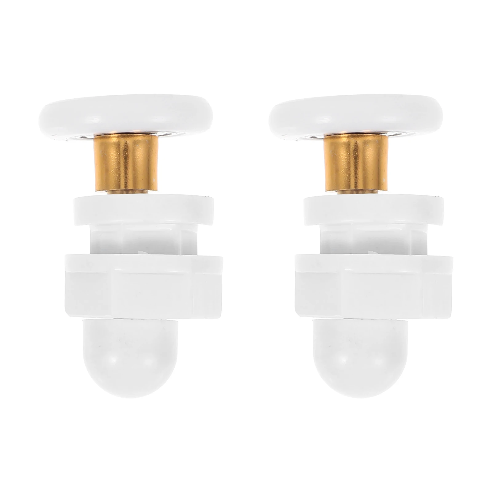 

2 Pcs Old Style Arc Pulley Shower Door Bathroom Hanging Cabinet Roller Wheels Glass Sliding Door Runner Vintage Smooth Quiet