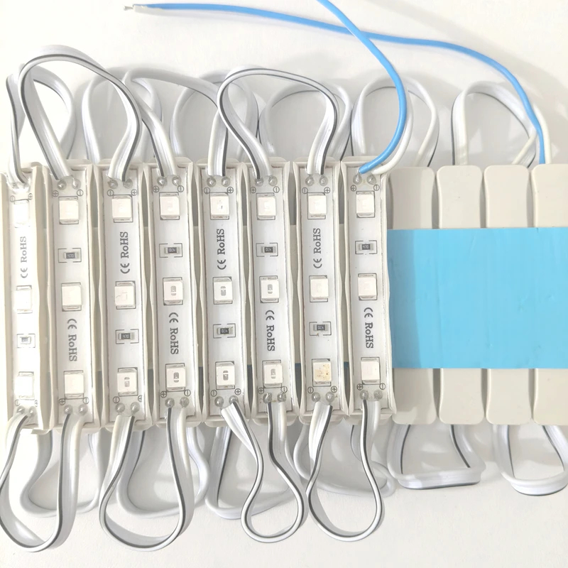 20Pcs 3 LED Module light Waterproof IP65 SMD 5054 12V DC  Strip Bar Light Lamp LED  backlight for shop design