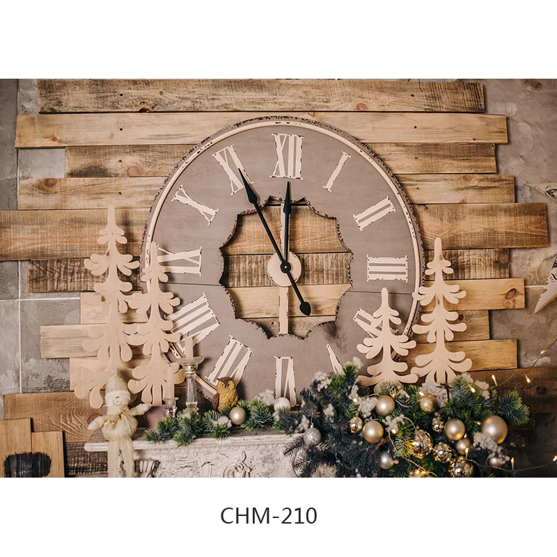 Telón de fondo para fotografía, telón de fondo para el día de Navidad, árbol de Navidad, chimenea, CHM-011