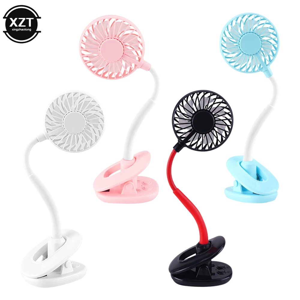 Portable Bendable Fan Car Seat Clip Fan Usb Charging Silent Desktop Fan Summer Air Cooler Car Fan