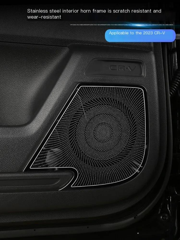 

Дверной звуковой сигнал, крышка А-стойки, аудиоукрашение, рамка для модификации салона автомобиля, принадлежности для Honda CRV 2023,