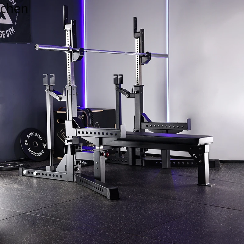YFY  Powerlifting Rack Bench Press Rack Squat  Competition Push Rack Multifunctional Fitness Equipment Gym Special