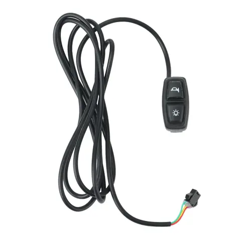 Ebike 라이트 및 경적 스위치, 전조등, 후면 램프, 온/오프 제어 가능, Wuxing 전기 자전거 부품, 스위치 전용 액세서리