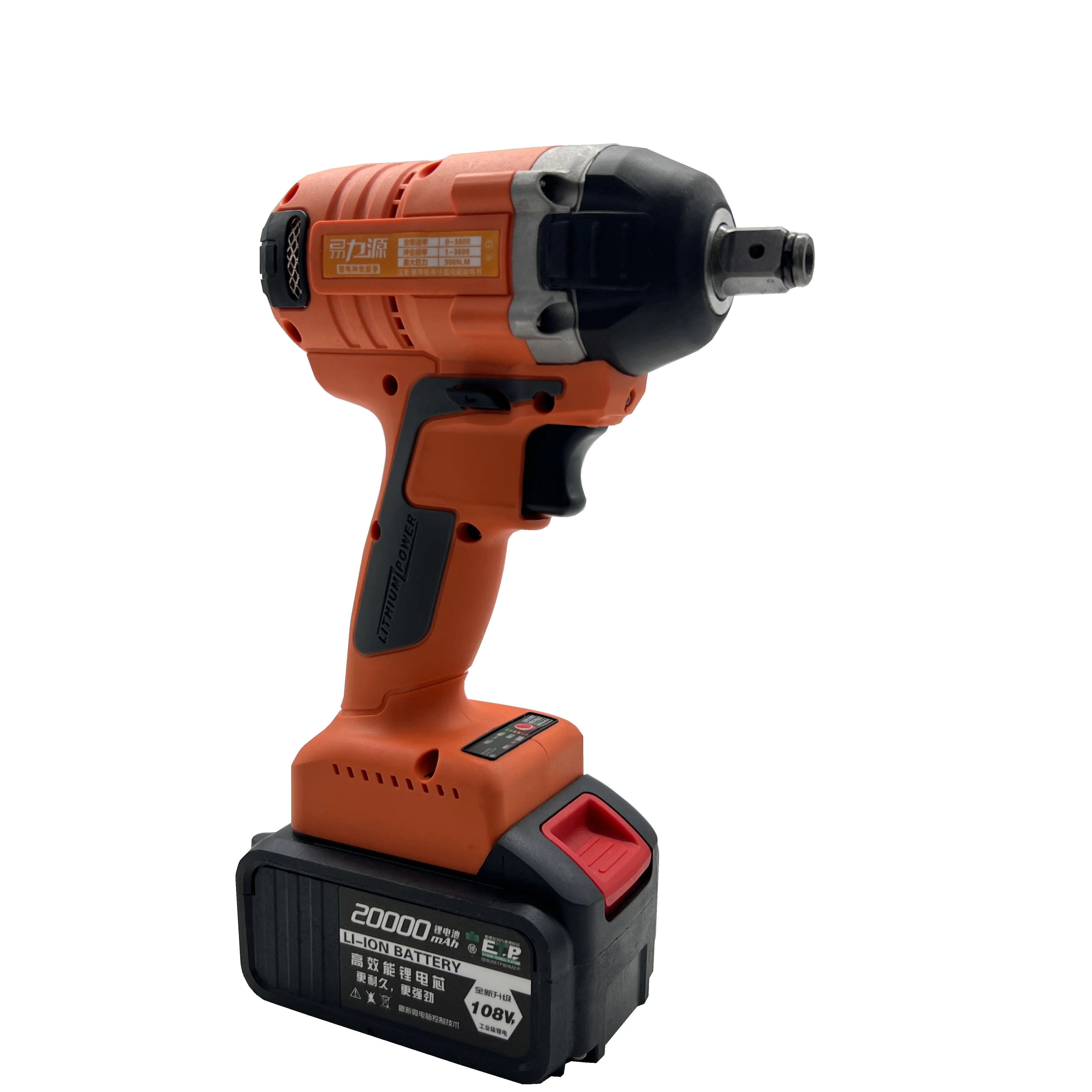 Wholesale Hot Sales 18V 21V 3/4 1/2 Brushless Motor High Power 350N.m Electric Cordless Impact Wrench