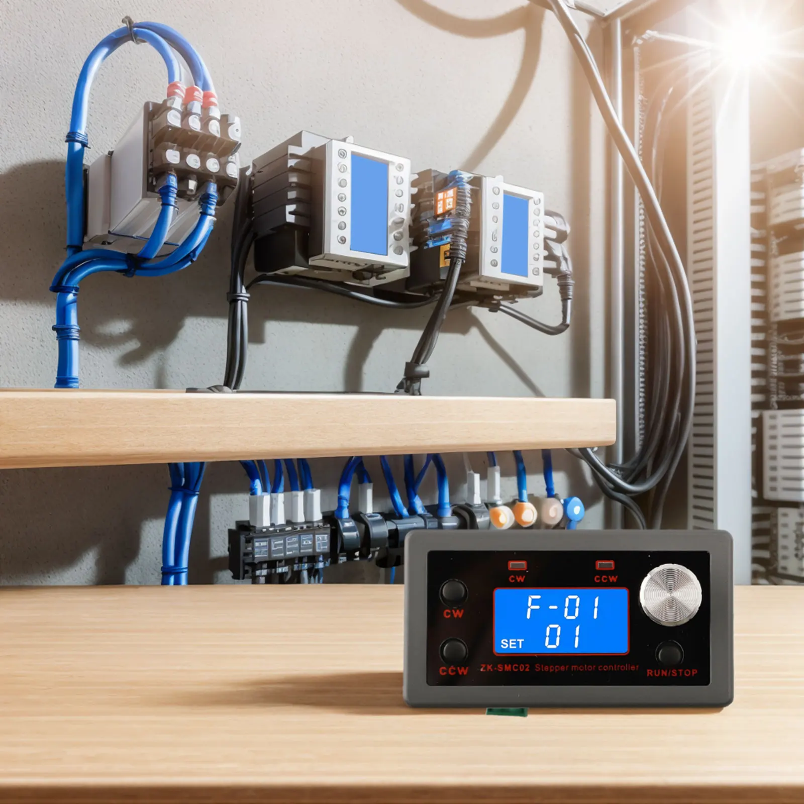 -5 60 Working Temperature Motor Controller Module Distance And Delay Settings Rotation Angle Setting Range 0.1-999 Rpm