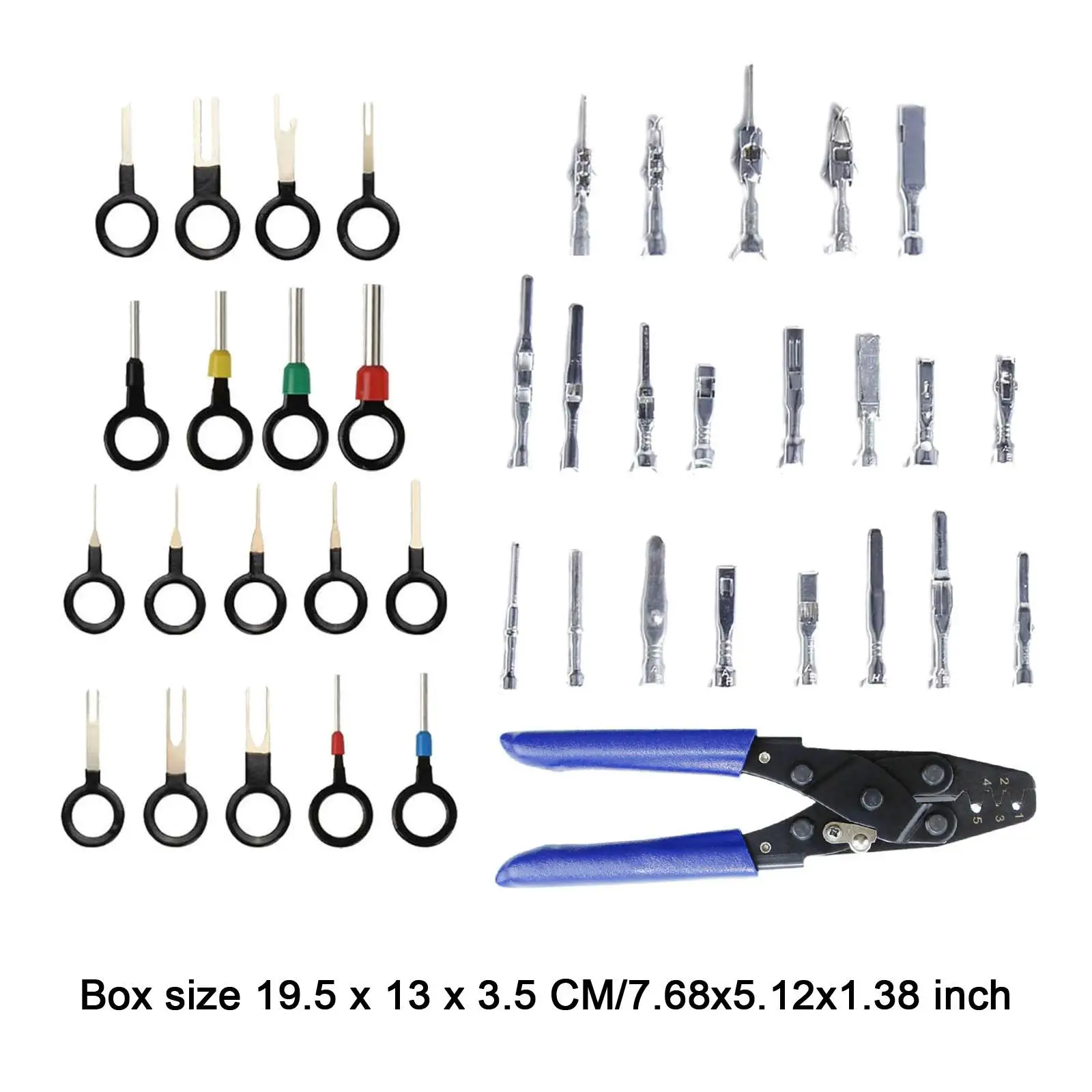 340 Pieces Car Electrical Wire Terminal Pin Connector Kit Professional Car