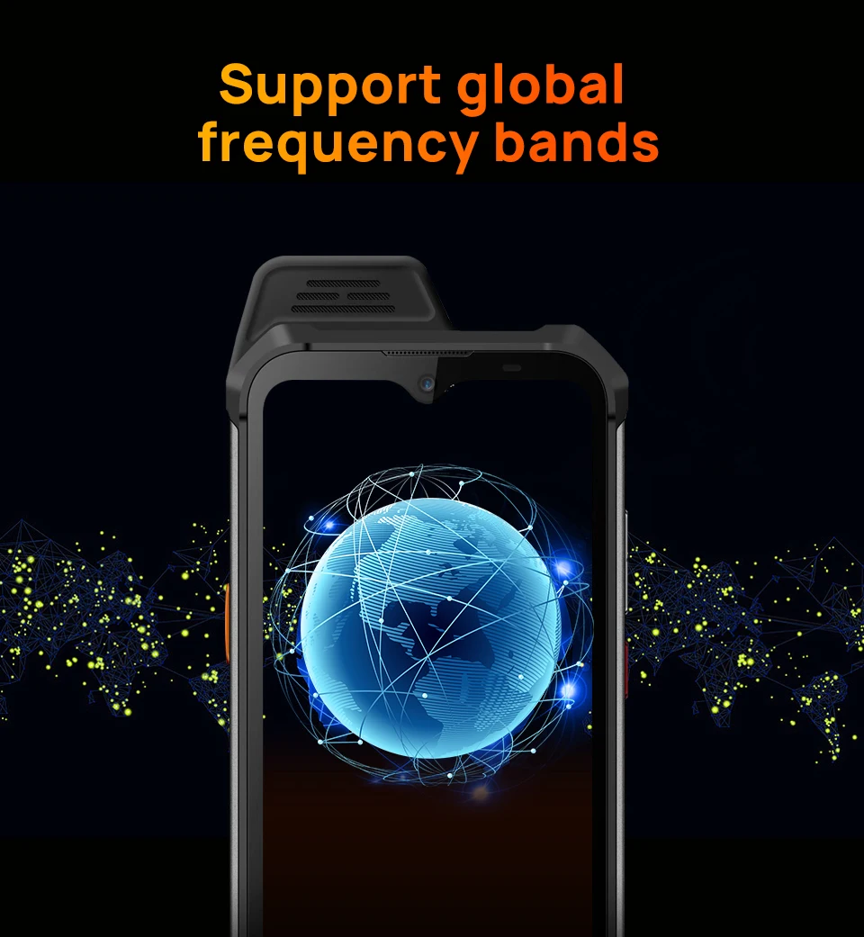 UNIWA W888 MT6765 Helio P35 Octa Core 4GB+64GB ATEX Explosion IP68 Smartphone Andriod11 6.3“ HD Screen 5000mAh NFC Mobile Phone